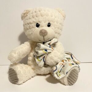 Walmart Spark Create Imagine Plush Teddy Bear Rainbow Lovey Holding Blanket Toy
